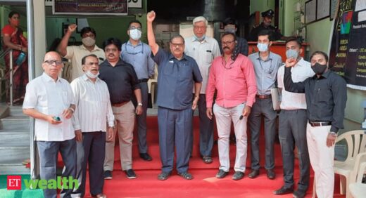 Employees and retired employees of Nabard observe one-day strike; seek pension updation