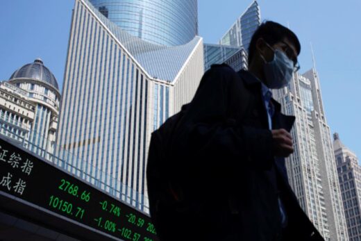 Asian stocks fall as virus worries return to haunt markets