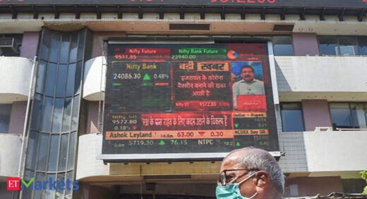 Sensex gyrates 395 pts, ends 28 pts higher, Nifty tops 14,600; Wipro rallies 9% - The Economic Times Video