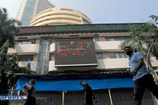 Sensex loses 450 points, Nifty50 tests 14,150; IndusInd drops 2%