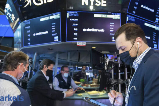 Dow Jones shares: Dow Jones gains as lower bond yields boost tech stocks