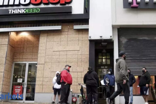 GameStop tumbles, other meme stocks falter after big runups