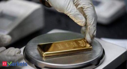 Gold rises slightly; US inflation, Fed chair testimony in focus