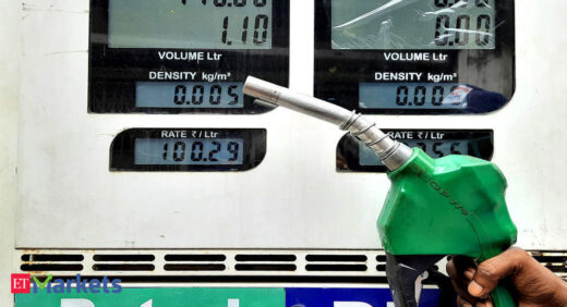 Petrol price goes up, diesel rate remains unchanged