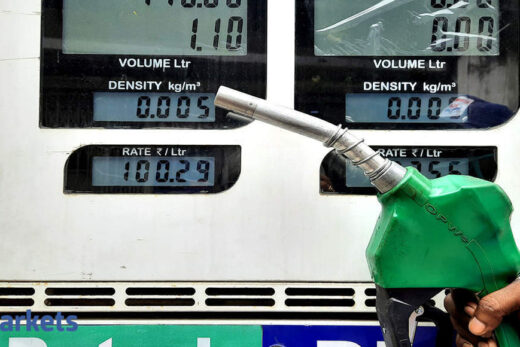 Petrol price goes up, diesel rate remains unchanged