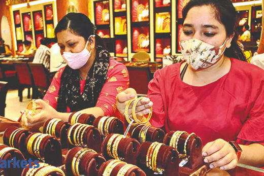 Gold rate today: Yellow metal losses sheen; silver slips below Rs 64,000