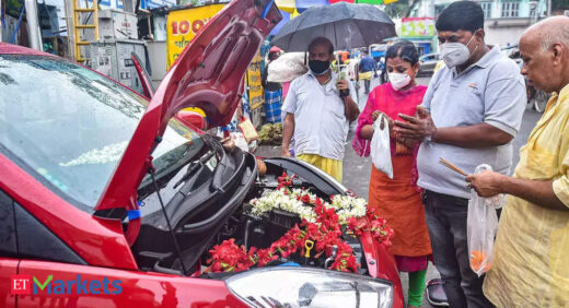 Car, two-wheeler sales lack sparkle, Chip shortage pushing down stocks and demand