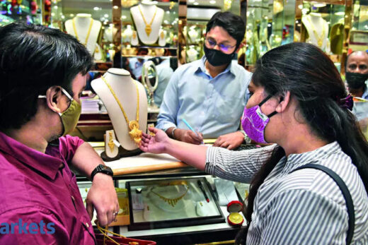 gold price today: Gold gains Rs 53, silver jumps Rs 45