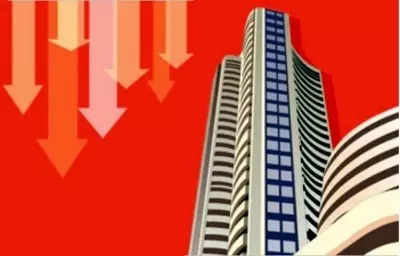 sensex news today: ET Market Watch: Sensex down over 300 points, Nifty below 22,050: Top market highlights