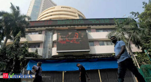 Sensex loses 450 points, Nifty50 tests 14,150; IndusInd drops 2%